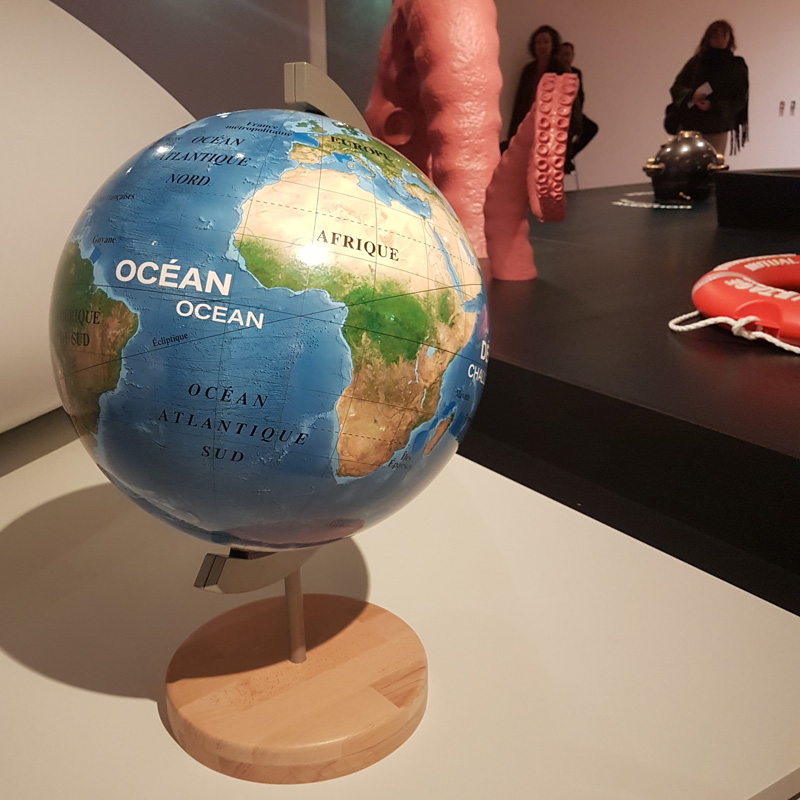 Un globe Litavis visible au Musée de la Marine à Paris