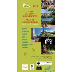 Carte touristique du Leff Communauté, Plan de Châtelaudren